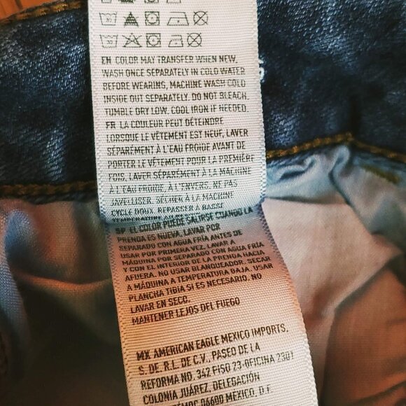 💥175 American Eagle 360 Distressed Super Stretch Ankle Jegging - Picture 9 of 11